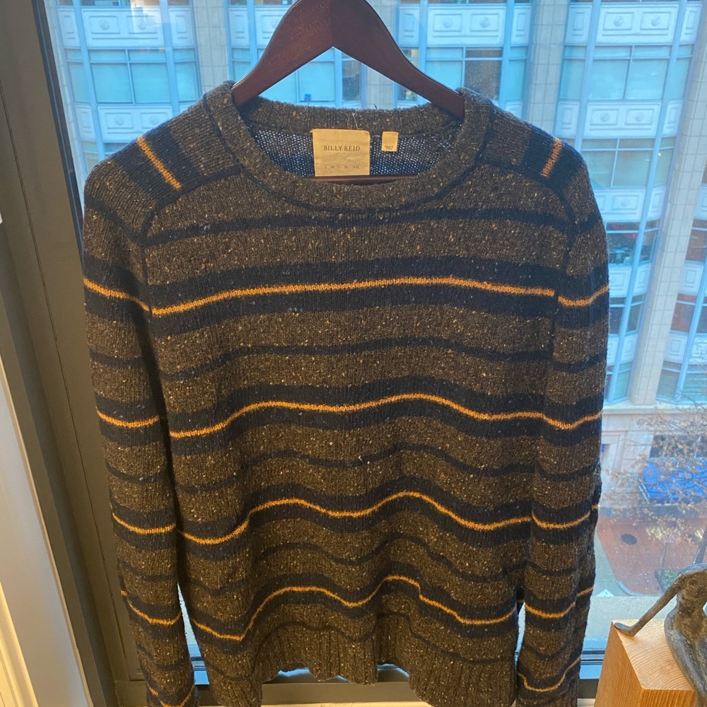 BILLY REID 100% WOOL SWEATER